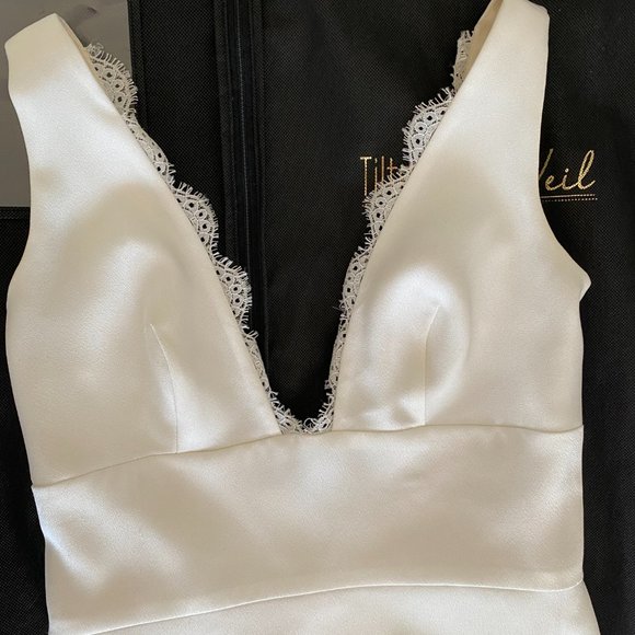 Tara Lauren Sybil Wedding Dress (size 8, fitted to size 6) - Picture 4 of 5